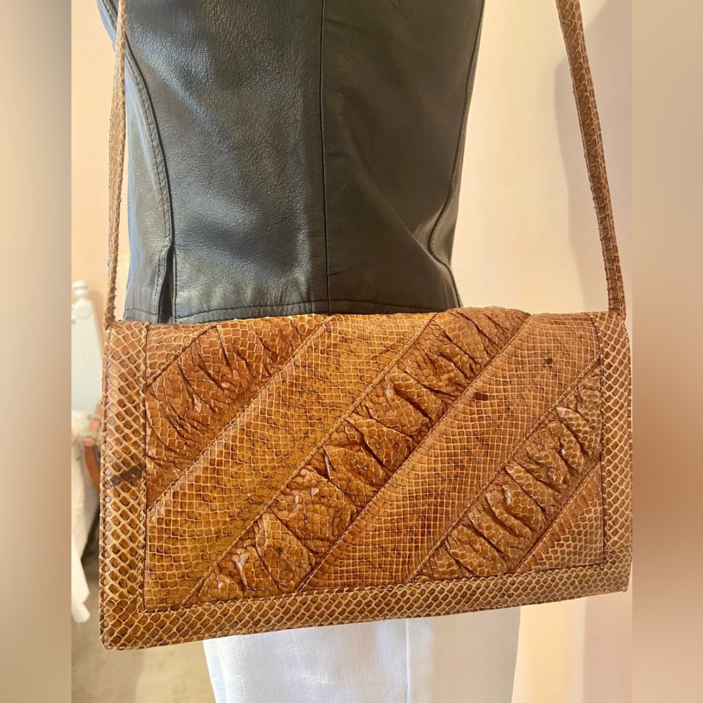 Vintage Authentic Snakeskin bag, purse, clutch